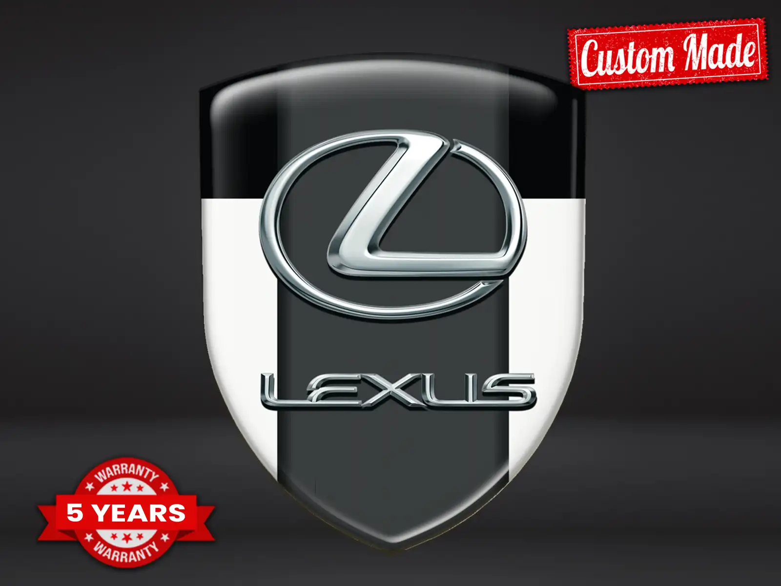 Lexus Heckscheibenaufkleber Racing Stern Exklusiv Auto